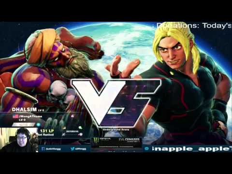 Street Fighter V Nash Rank Matches