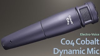 Video thumbnail for Demo of the Electro-Voice Co4 Cobalt (Dynamic Mic) by Chris Benton