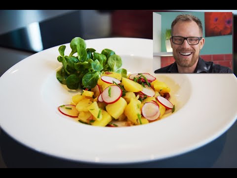 How to make Potato-Salad south-german way -Kartoffelsalat bayrisch- German Recipes - klaskitchen.com