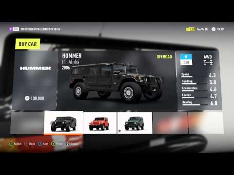 Forza horizon 2 - Offroad Cars