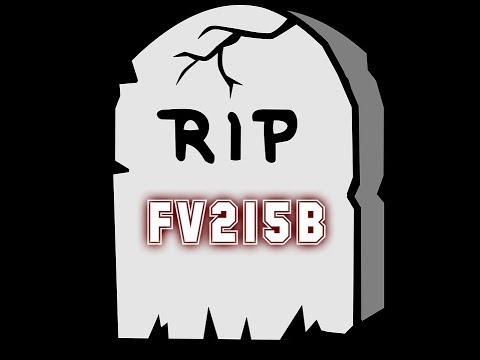 RIP FV215B World of tank blitz