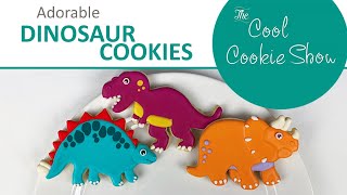 Adorable Dinosaur Cookies