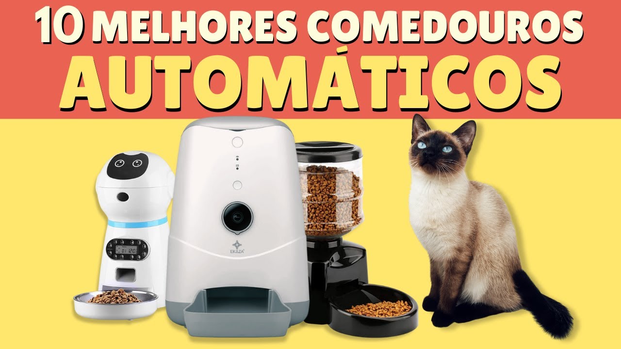 COMEDOURO AUTOMÁTICO PARA GATOS: 10 MELHORES ALIMENTADORES de 2024