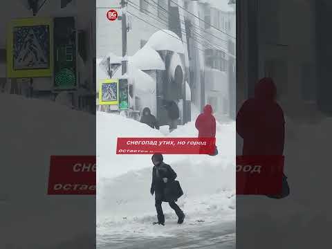 Снежный плен❗️Камчатка переживает мощнейший удар стихии за 30 лет — города завалены по 4 этаж