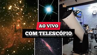 AO VIVO: Galáxias, Nebulosas e aglomerados de Estrelas 💫 Vamos explorar o cosmos!