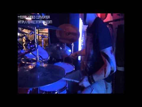 Extinct Gods live drum cam  Q.U.A.L.M. 12.10.2012