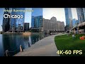 Virtual Running In Chicago 4K HDR 60 FPS Treadmill Workout