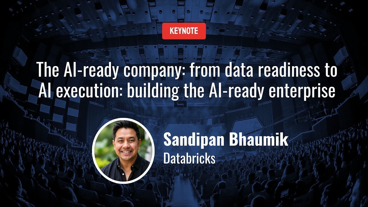 Webit'26:The AI-ready company: from data readiness to AI execution: building the AI-ready enterprise