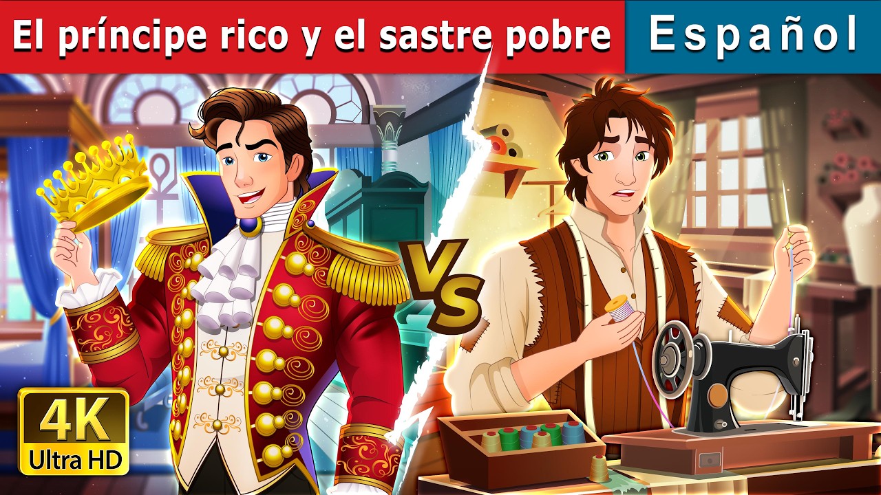 El príncipe rico y el sastre pobre | Rich Prince & Poor Tailor in Spanish | @SpanishFairyTales
