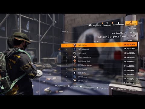 The Division 2 - Air and Space Museum - hard all platform WR (2:32)