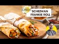 Schezwan Frankie Roll | शेजवान आलू फ्रेंकी रोल | Bonus Schezwan Chicken Frankie | 