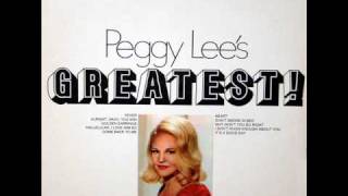 Peggy Lee: I Don't Know Enough About You (Lee / Barbour) - Performed 1/6/1956