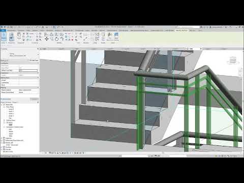Revit 2019 - Creating a Continuous Stair Railing