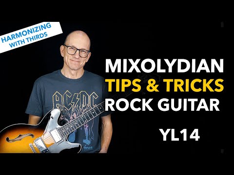 Mixolydian Guitar Lesson for Rock Guitarists - harmonizing with 3rds