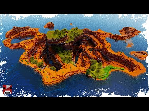 Archelaus - Minecraft Timelapse - EPIC Mesa Biome Transformation! - (WORLD DOWNLOAD)
