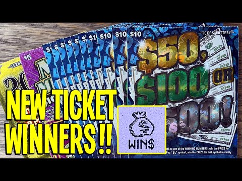 NEW TICKET WINNERS!! 10X $50, $100 OR $500! 💵 $170 TEXAS LOTTERY Scratch Offs