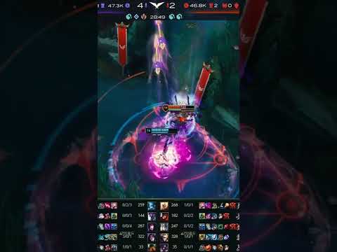 KDF Kiin Gwen SoloKill HLE DuDu Kayle - KDF vs HLE 2022 LCK Summer #shorts
