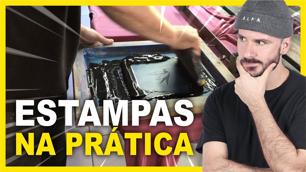 COMO FAZER NA PRÁTICA UMA ESTAMPA DE CAMISETA
