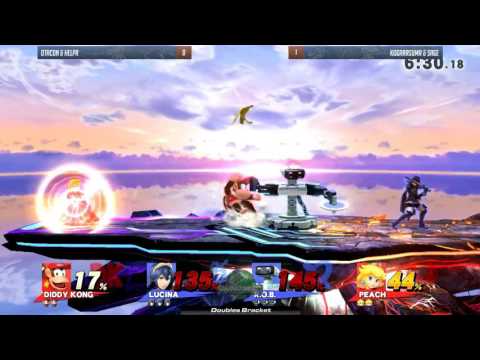 GUTS 4 Smash 4 Doubles (Loser's Bracket) Kogarasuma + Sage vs Otacon + HelpR