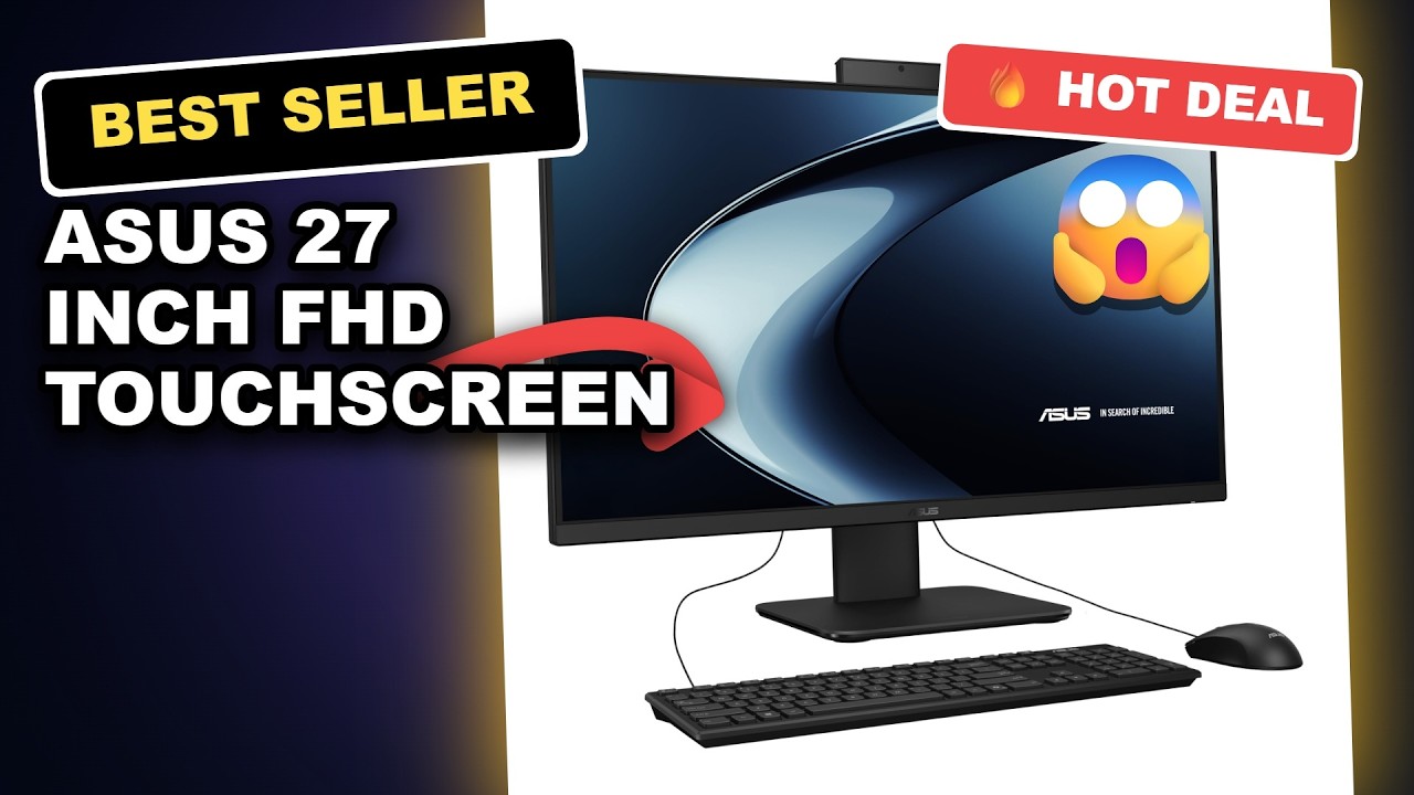 ASUS 27 Inch FHD Touchscreen All-in-One PC Review: Honest Performance and Build Quality? review video