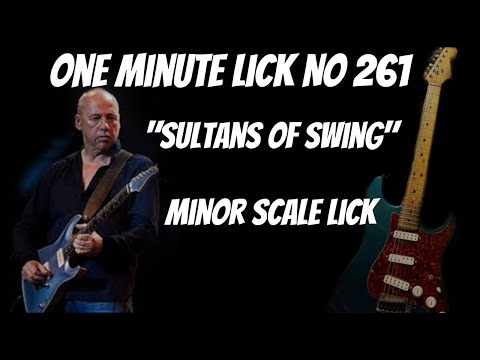 #OneMinuteLick 261 Mark Knopfler "Sultans Of Swing" Minor Scale Lick