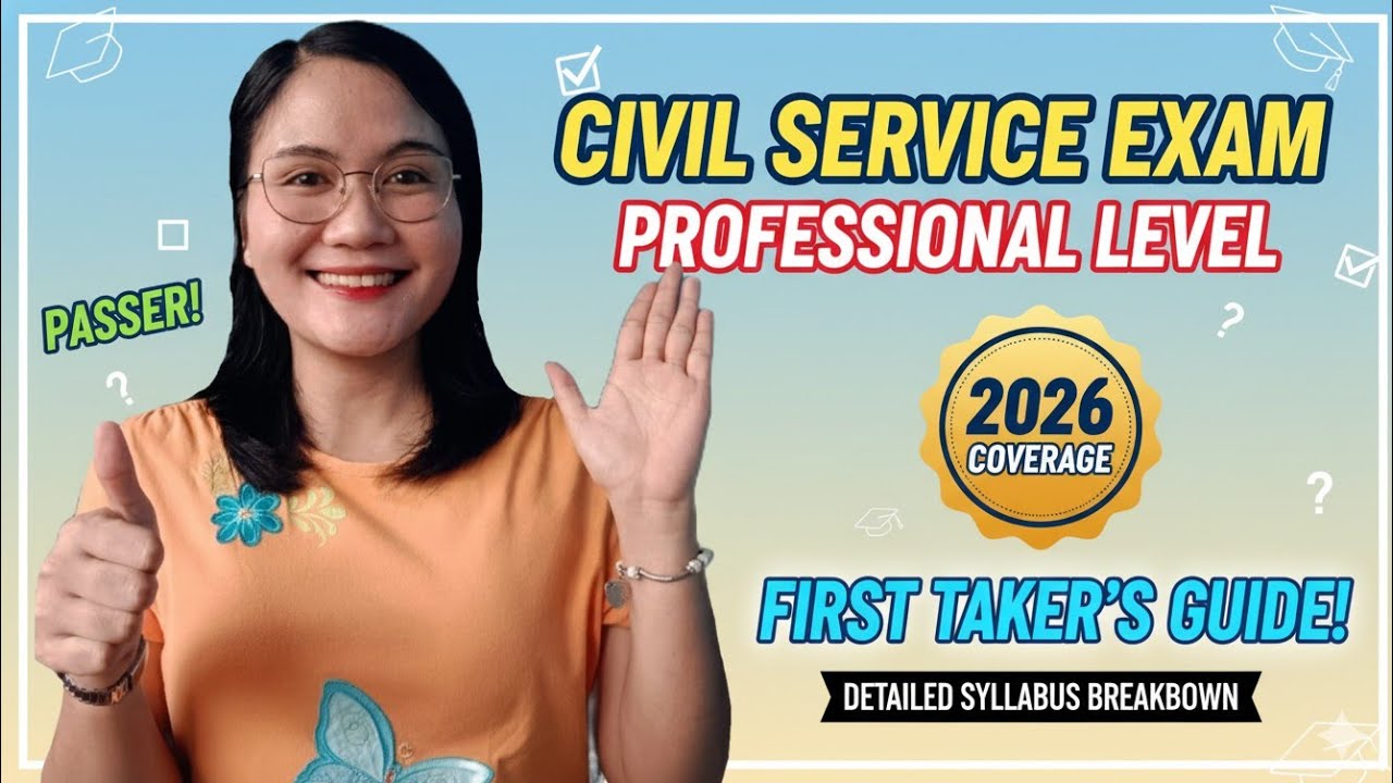 CIVIL SERVICE EXAM PROFESSIONAL LEVEL COVERAGE 2026 (SUPER DETAILED) 💯