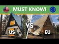 avrame a frame house kit differences between us and eu models