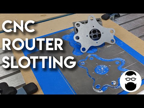 Slotting Aluminum with CNC Router