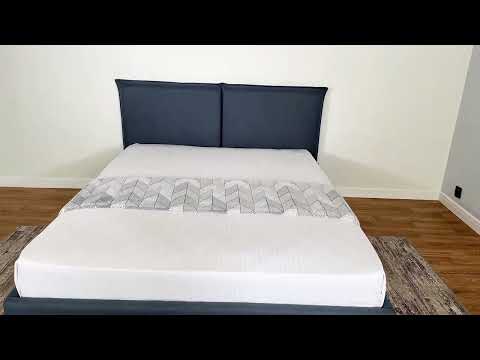 Миниатюра изображения товара Двуспальная кровать ДСВ Сильвия 1.6 (лагуна пепел)