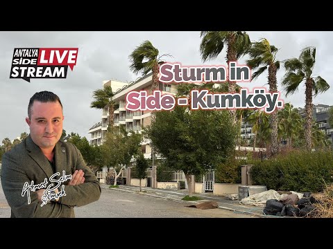 Sturm in Side - Kumköy. 