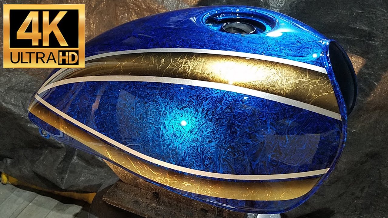 【Z1 Z2 ゼファー乗りの為に】タイガーカラーのカスタムペイント手順　日本語字幕