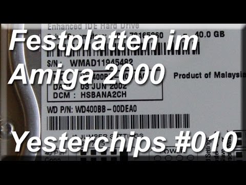 MIGs Yesterchips - Folge #010 Festplatten im Amiga 2000