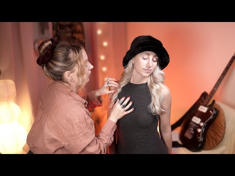 ASMR Vintage Thrift Store Personal Shopping ✨ perfectionist clothes adjustments + hair styling