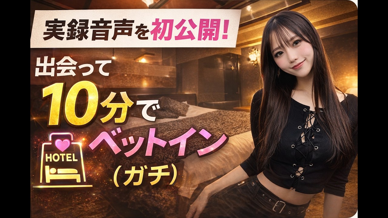 【ガチ音声】マッチして10分でベッドまで行った話