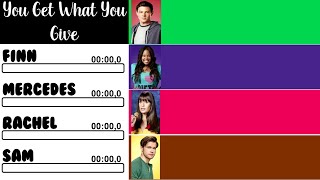 Glee - You Get What You Give | Line Distribution + Lyrics