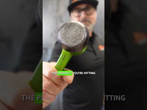 Impact Poly Hammers 4.25 Lbs Lime Green Polyurethane Dual Faced Dead Blow Hammer