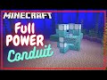Make a Full Power Conduit in Minecraft - Tutorial