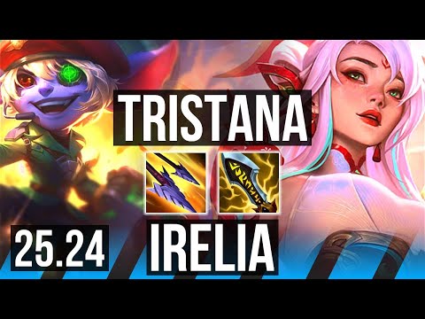 TRISTANA vs IRELIA (MID) | EUW Grandmaster | 25.24