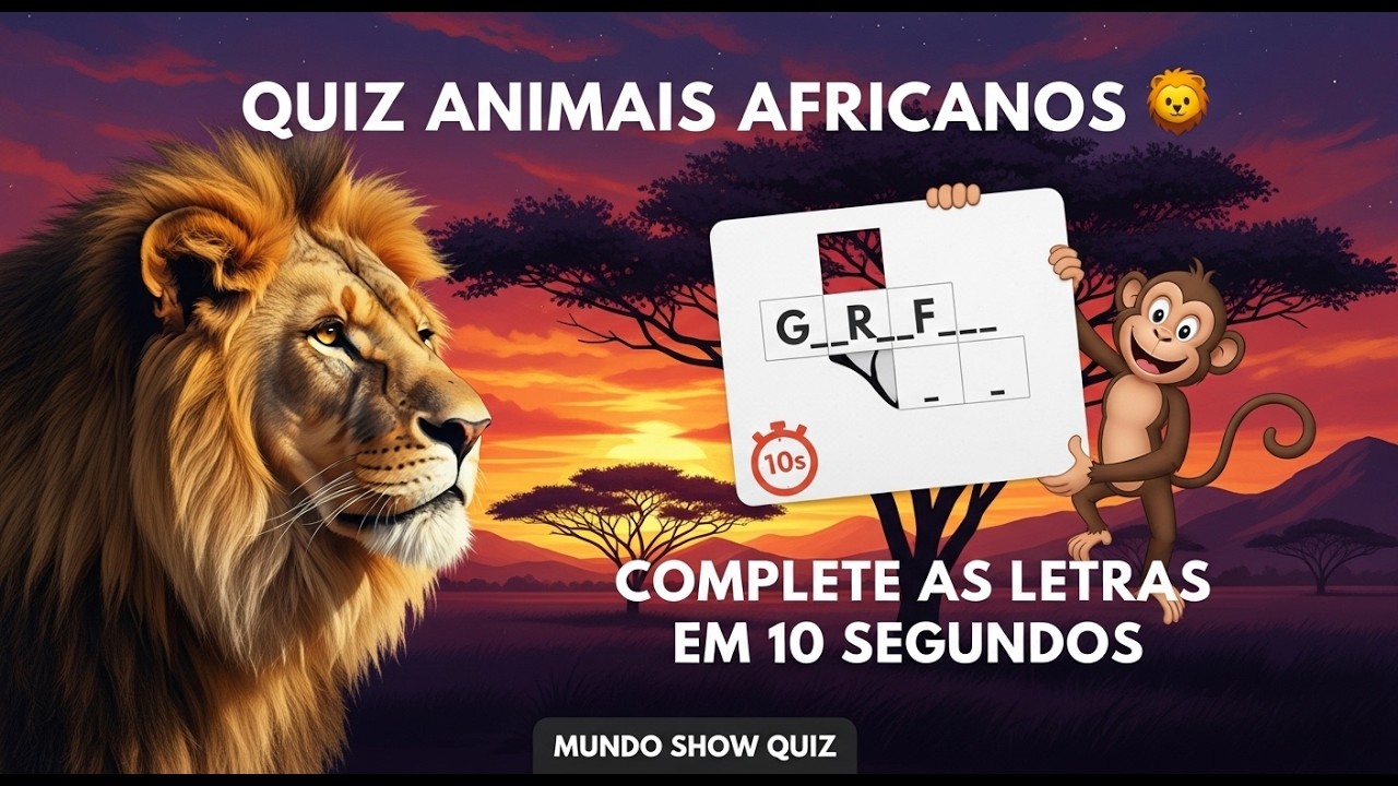 🐾 "Consegue Adivinhar o Animal? 😱🔥 Teste seu Conhecimento!"