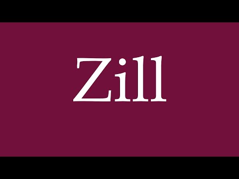 How to Pronounce ''Zill'' Correctly in German