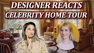 DESIGNER REACTS to Emma Roberts' Celebrity Home Tour (Spoiler Alert: I'm OBSESSED!)