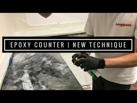 Epoxy Countertop Coating with New Technique - Tips and...