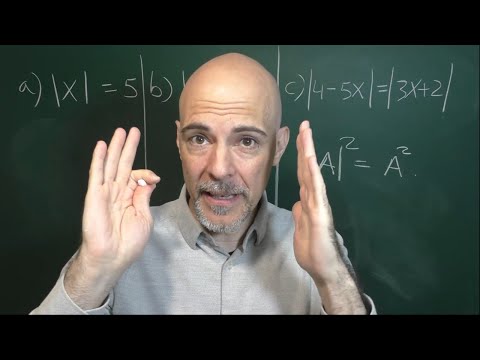 ECUACIONES CON VALOR ABSOLUTO DESDE CERO. Uso la propiedad |A|²=A²
