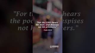 Verse of the day: Psalm 69:33 | Goodness Bible