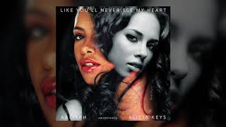 Aaliyah x Alicia Keys - Like You&#39;ll Never See My Heart (Mashup)