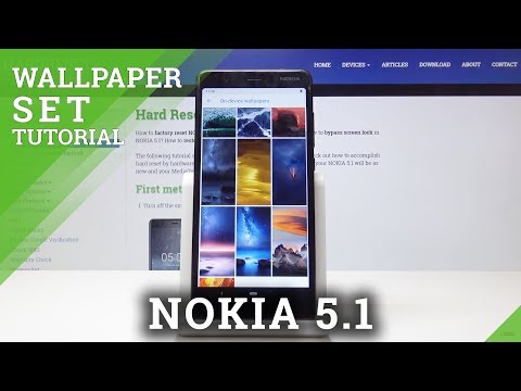 How Change Wallpaper in NOKIA 5.1 - Desktop Set Up