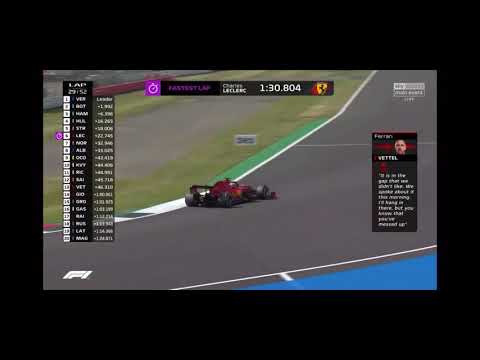 Sebastian Vettel Team Radio : Told Ferrari that they messed up!!