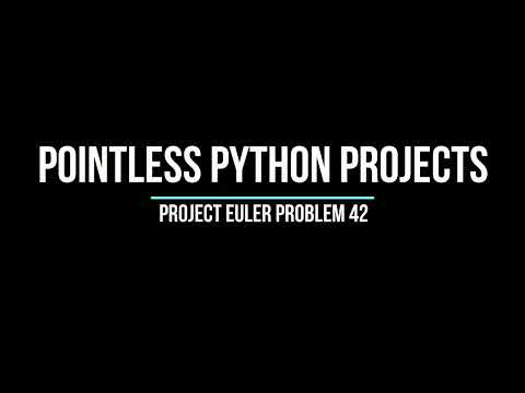Project Euler Problem 42 Coded Triangle Numbers