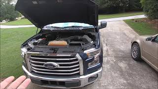 How to replace the cylinder head temp sensor p1299 on a 2016 F150 2.7 ecoboost