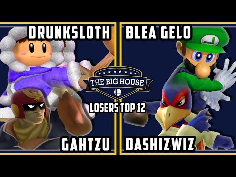 TBH8 SSBM - Drunksloth & Gahtzu Vs. WLG | Blea Gelo & TG | DaShizWiz - Smash Melee Doubles L Top 12